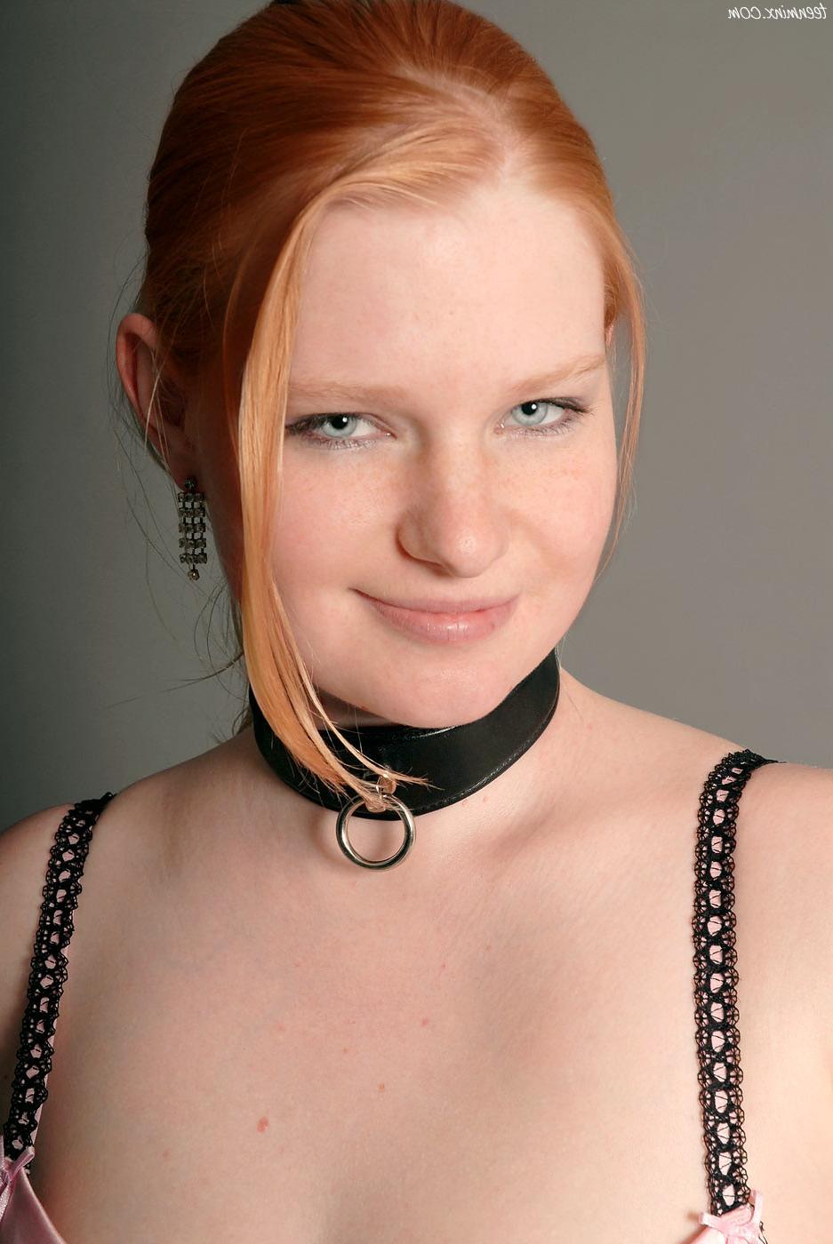 18P Freckled redhead teen shoving a massive dildo in her tight twat
