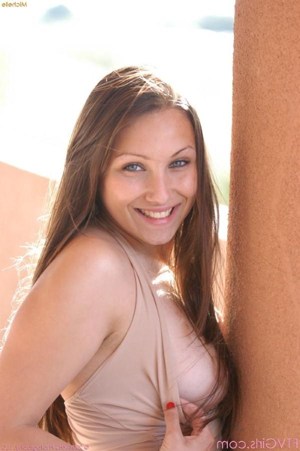 20P Angelic redhead teen is posing and masturbating with gold ball