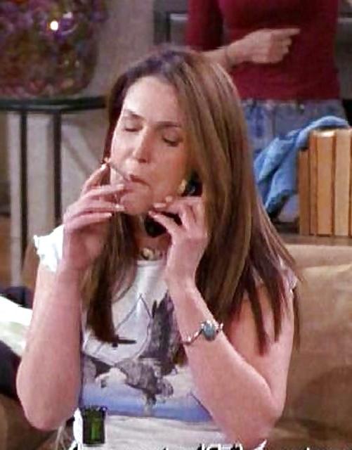 25P Jane Leeves and Peri Gilpen SMOKING