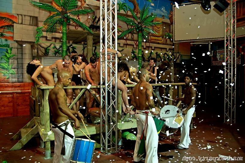 20P Group sex at an exotic orgy island