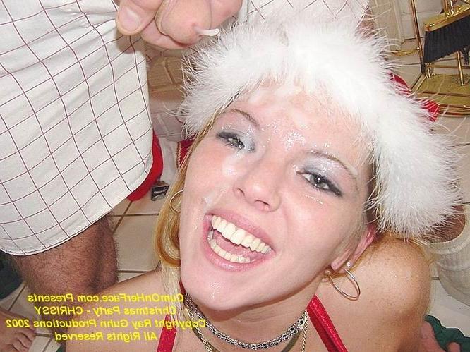 16P Cute teen group messy facial