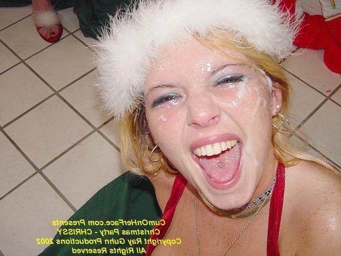 16P Cute teen group messy facial