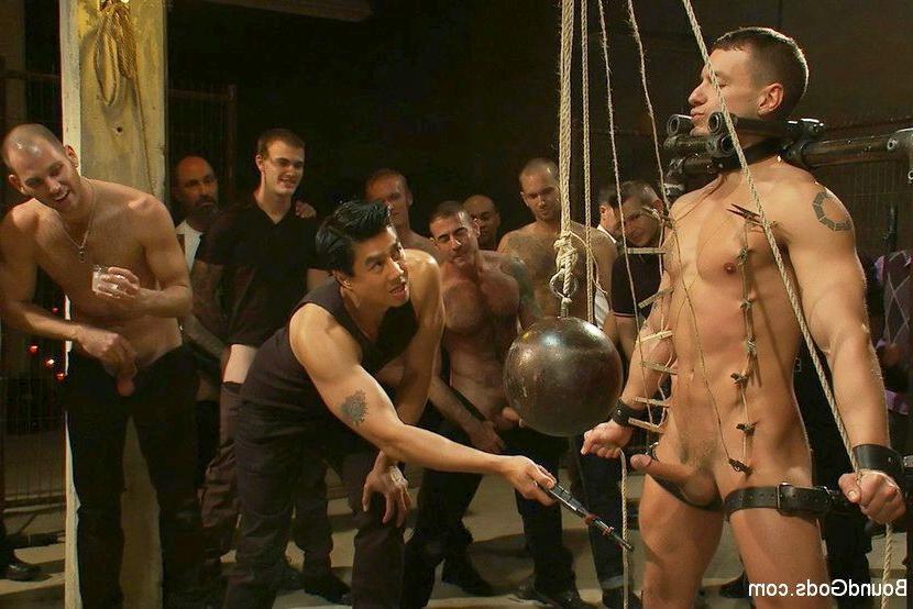 15P Adam Knox bound and gangbaged by dozens of horny men