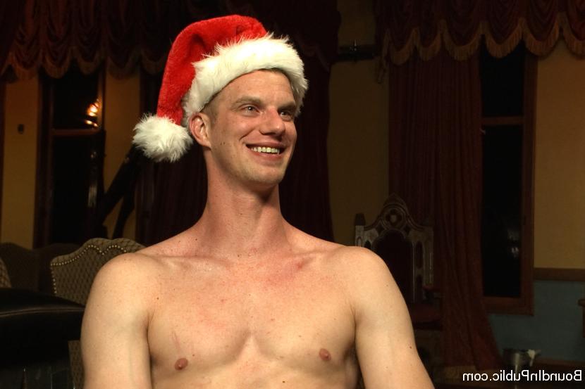 15P Blake Daniels is bound and fucked in front of a 100 horny men for the holidays