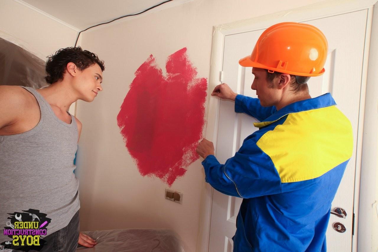 15P Construction boy with a taste for submission gets fucked