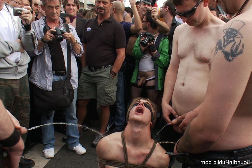15P Noah Brooks is dragged through the streets, bound, beaten and pissed on.
