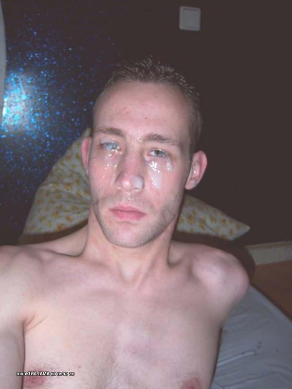 16P Photo compilation of a horny sleazy gay dude sucking his own cock 