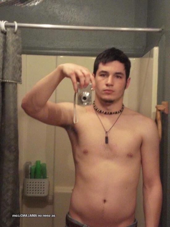 16P Exhibitionist frat guys shows off cock
