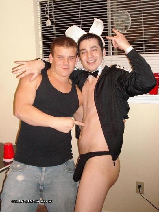 16P Exhibitionist frat guys shows off cock