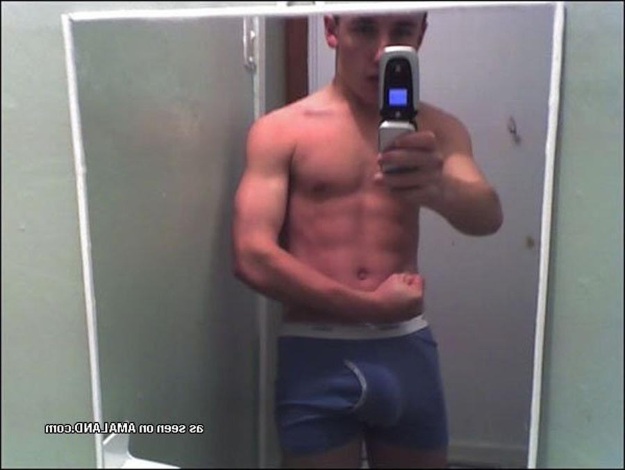 15P Ripped stud playing with his hard cock