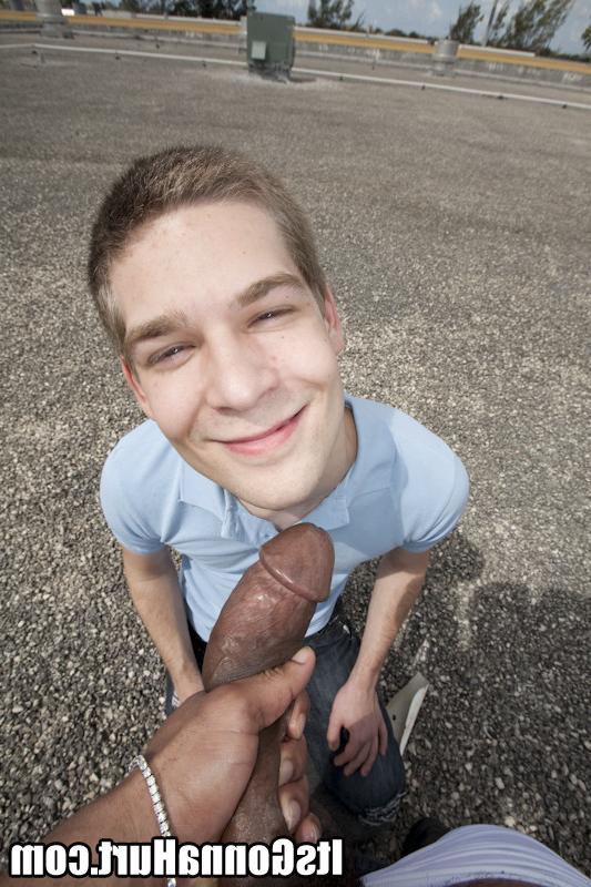 16P Young guy takes a huge fat cock