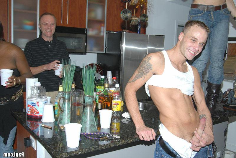 14P This killer papi party gets out of hand when jon and tony start fucking on the c