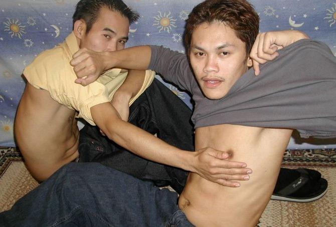 20P Two asian twinks enjoy each others cock and facial cum delight