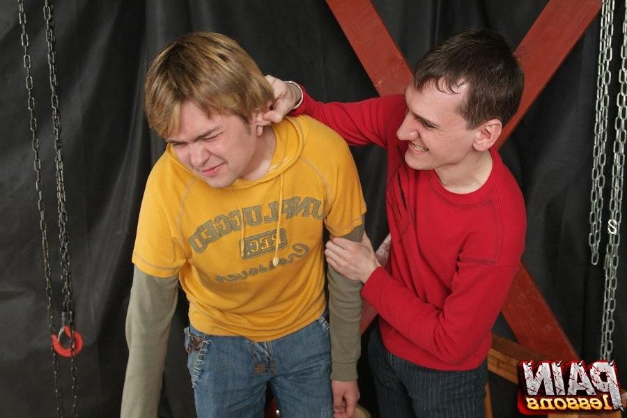 12P Bad boy gets a medieval punishment with birch