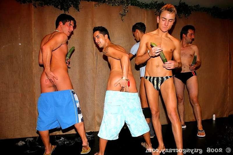 20P Gays ravaging studs bottoms with a big cucumber