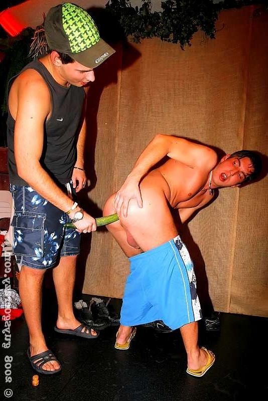 20P Gay surfer boys inserting ping pong balls in their tight holes
