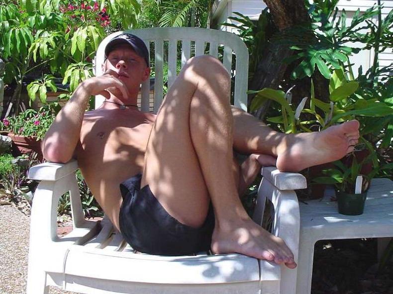 16P spicy twink student relaxing naked outdoor at a vacation