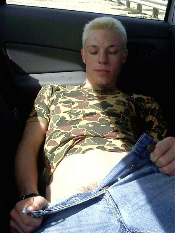 16P blonde student impudent masturbating outdoor