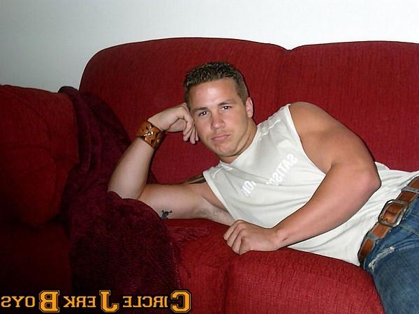 14P Stud with a tattoo taks off his shirt to show his abs off