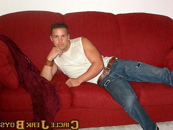 14P Stud with a tattoo taks off his shirt to show his abs off