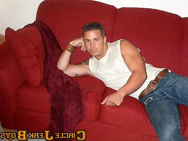 14P Stud with a tattoo taks off his shirt to show his abs off