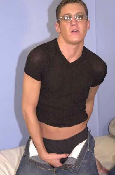 13P Sexy amateur stud stripping in bed