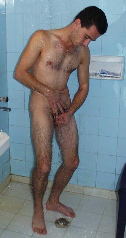 15P hung stud jacks off in the shower