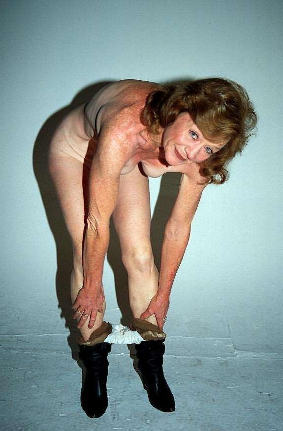 16P Extreme old redhead granny gets her hairy wrinkly snatch fucked