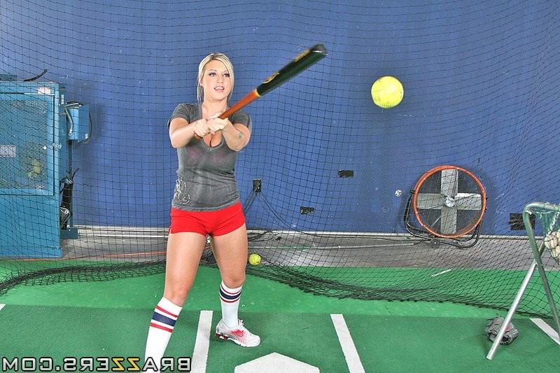 15P Memphis Monroe gets a bat and a pair of balls to play with