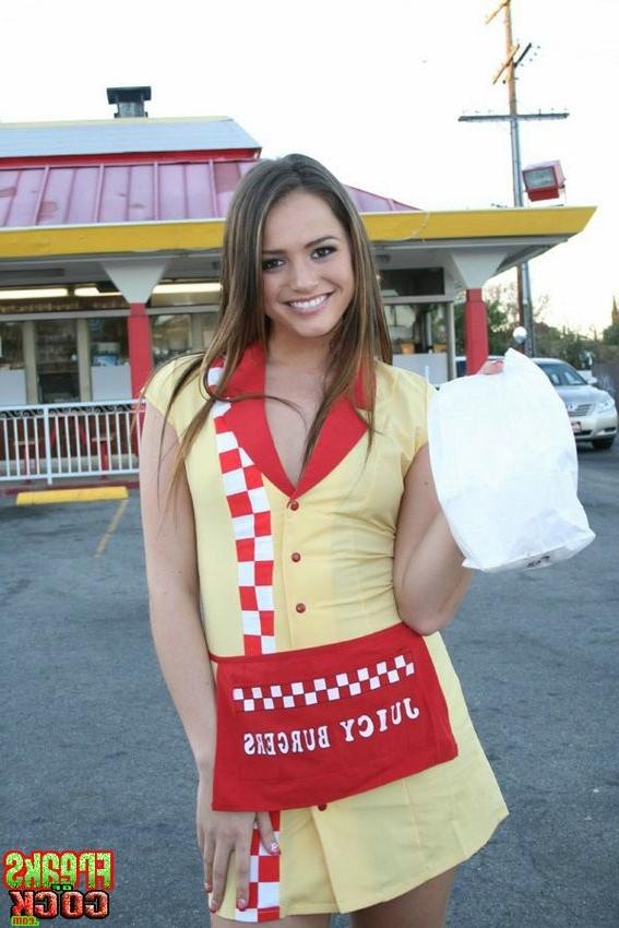 10P brunette babe gets her face drenched with cum