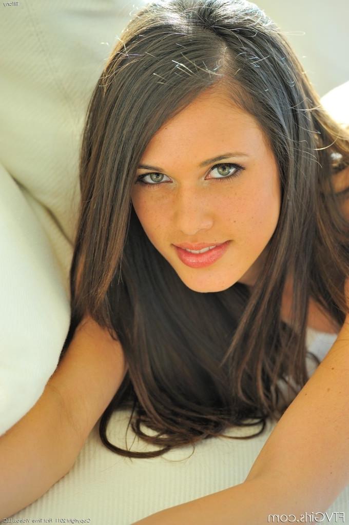 16P Nasty brunette with hot perky tits toying pink with cucumber