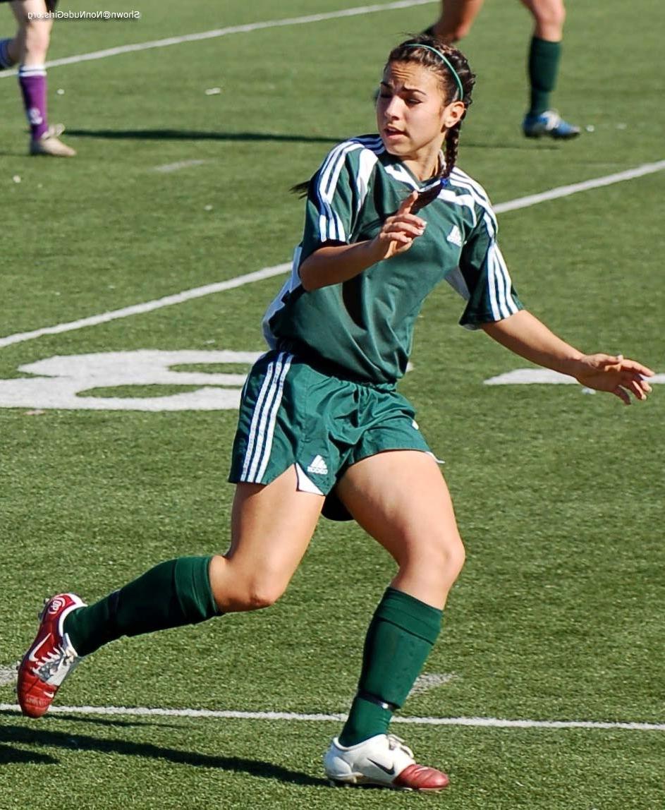 20P Teen girls playing soccer