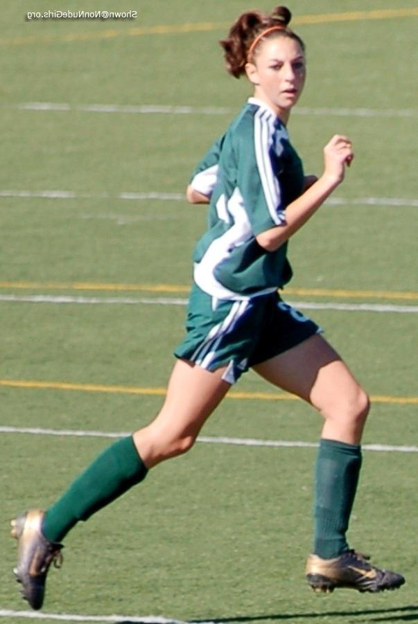 20P Teen girls playing soccer