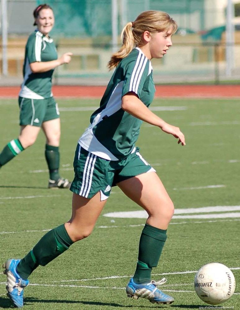 20P Teen girls playing soccer