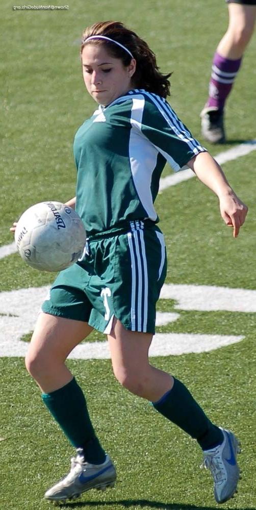 20P Teen girls playing soccer