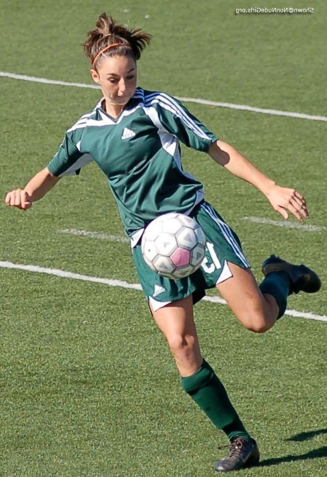 20P Teen girls playing soccer