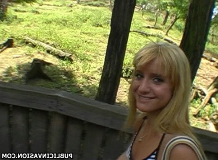 16P innocent girl tempted to sucked a cock on public