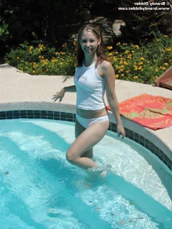 16P Eighteen year old in a swimming pool