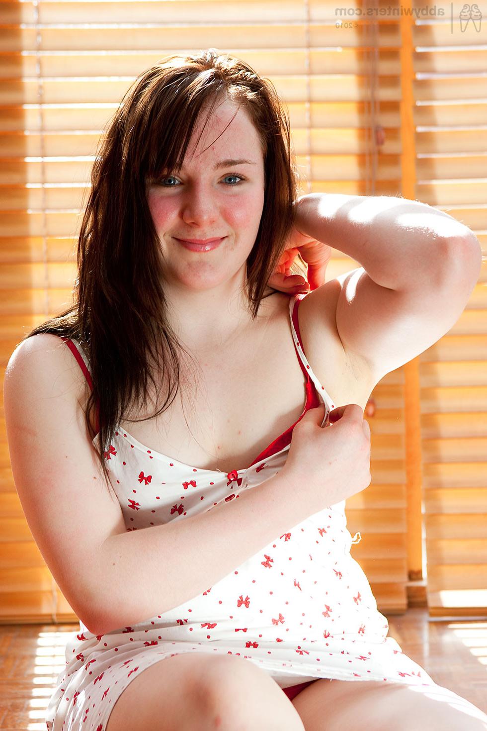15P Cute petite aussie amateur strips off panties