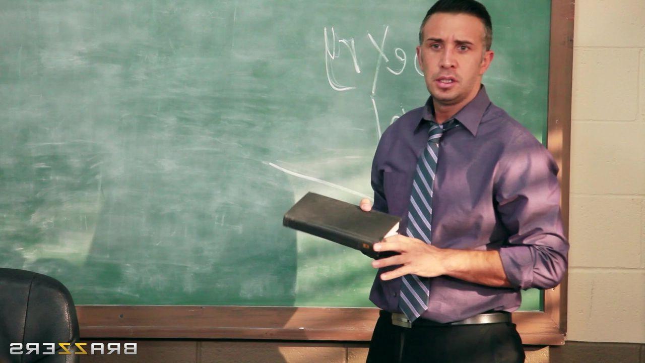 16P Not too bright student Brooklyn Chase gets dicked