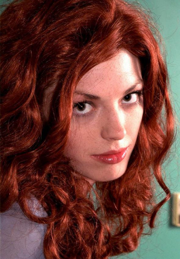 20P Dreamy redhead having cucumber fun