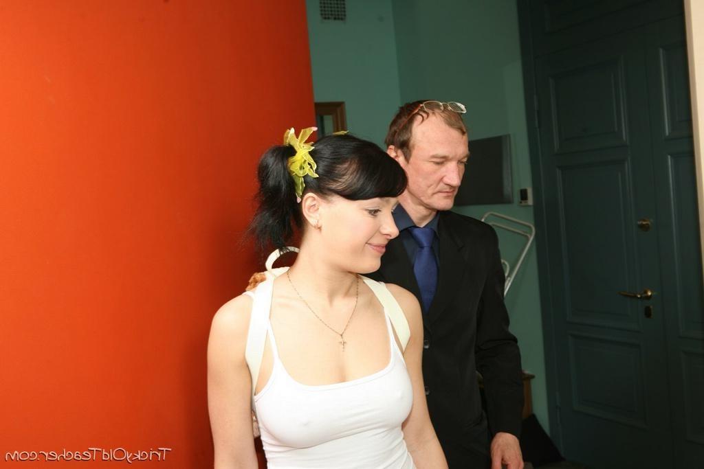15P An old professor invites a young innocent sexy chick