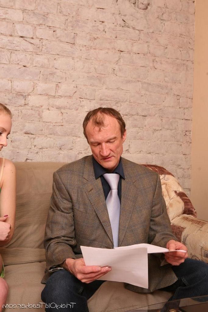 15P Blonde student and her old professor fuck like rabbits