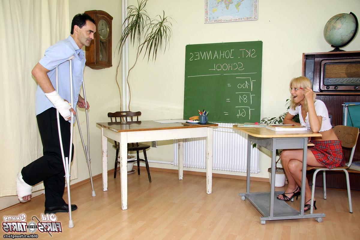 12P Dirty teacher fucks his very horny teenage student hard