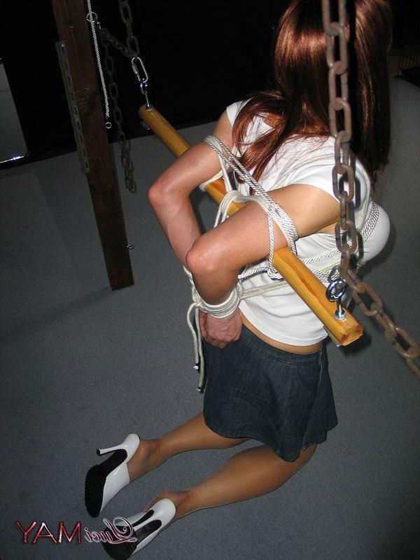 12P Tranny bound to a pole