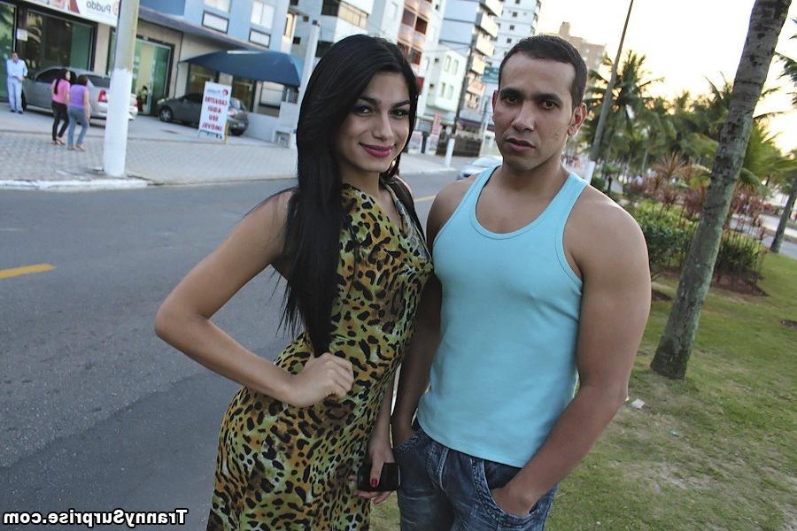 12P Tranny sex after surprise cock
