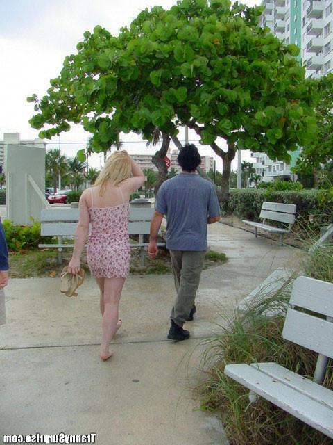 12P Cute blonde tranny getting straight dude to bang her