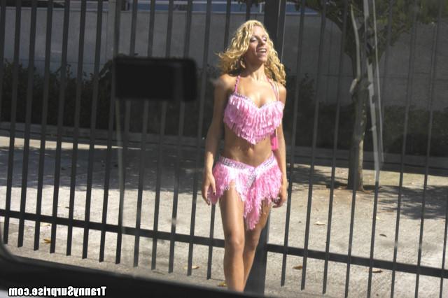 12P Cute blonde tranny surprises straight dude with her cock