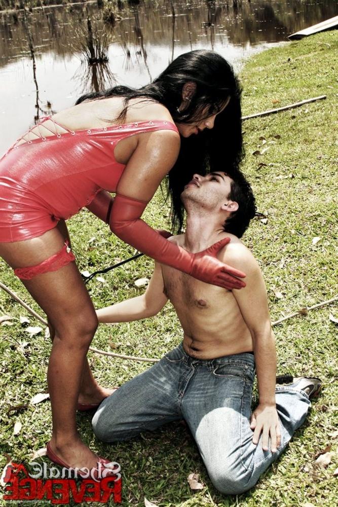 16P Sadistic Shemale taking revenge in a extreme way