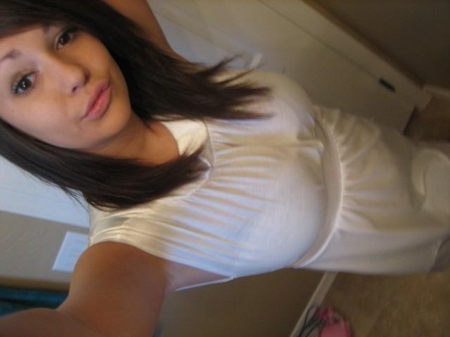 15P Innocent hot teenie beauty posing and stripping shameless
